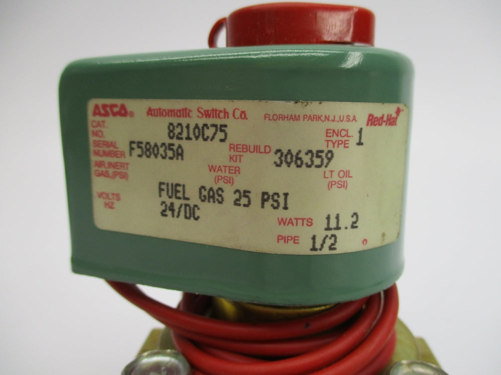 ASCO 8210C75 25PSI 24/DC NSNP