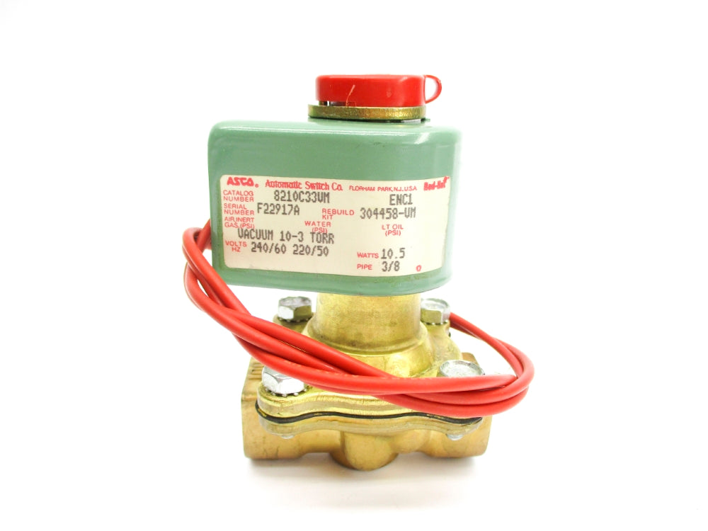 ASCO 8210C33VM 220/240V 3/8" NSNP