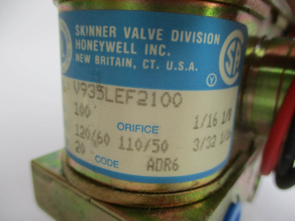 SKINNER VALVES V935LEF2100 100PSI 110/120V NSNP