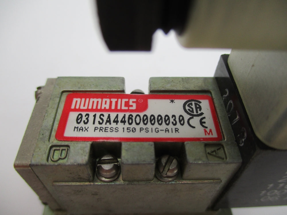 NUMATICS 031SA446O000030 120V 150PSI NSNP