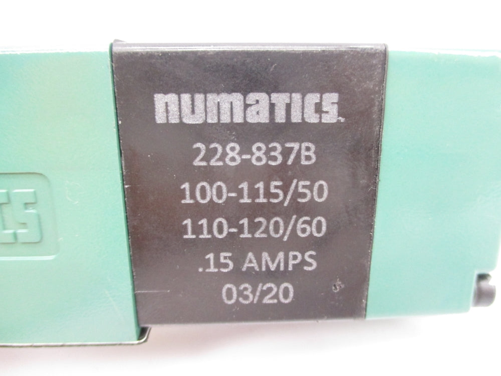 NUMATICS 081SA402K046T30 150PSIG 110-120/50-60 NSNP