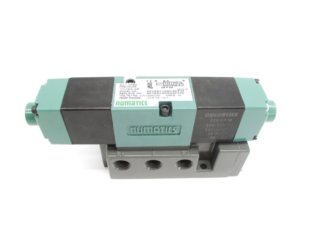 NUMATICS 082SS43AK046T30 150PSIG 110-120/50-60 NSNP