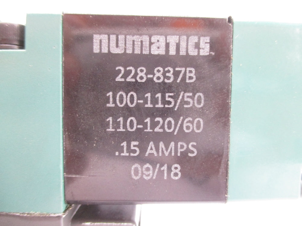 NUMATICS 082SS43AK046T30 150PSIG 110-120/50-60 NSNP