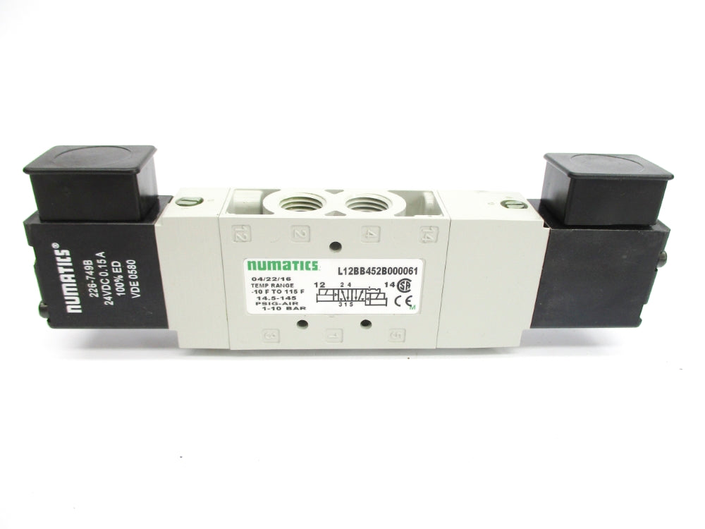 NUMATICS L12BB452B000061 24VDC 14.5-145PSI NSNP