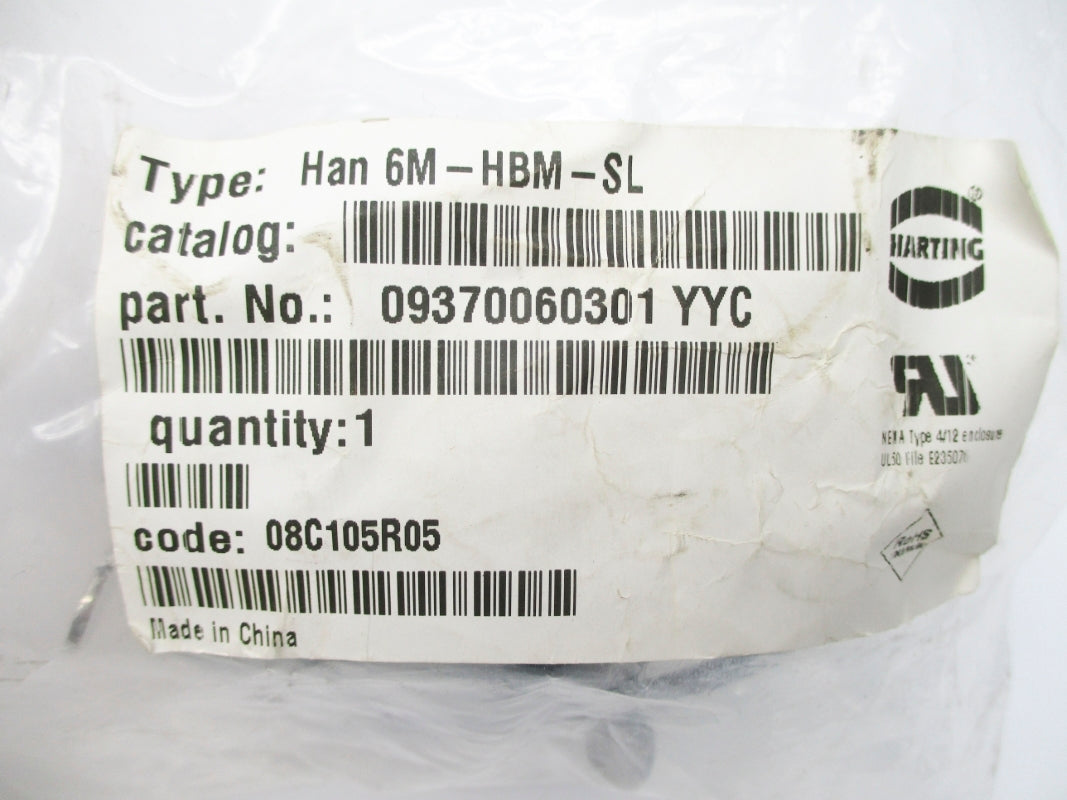 HARTING HAN6M-HBM-SL 09370060301 NSMP