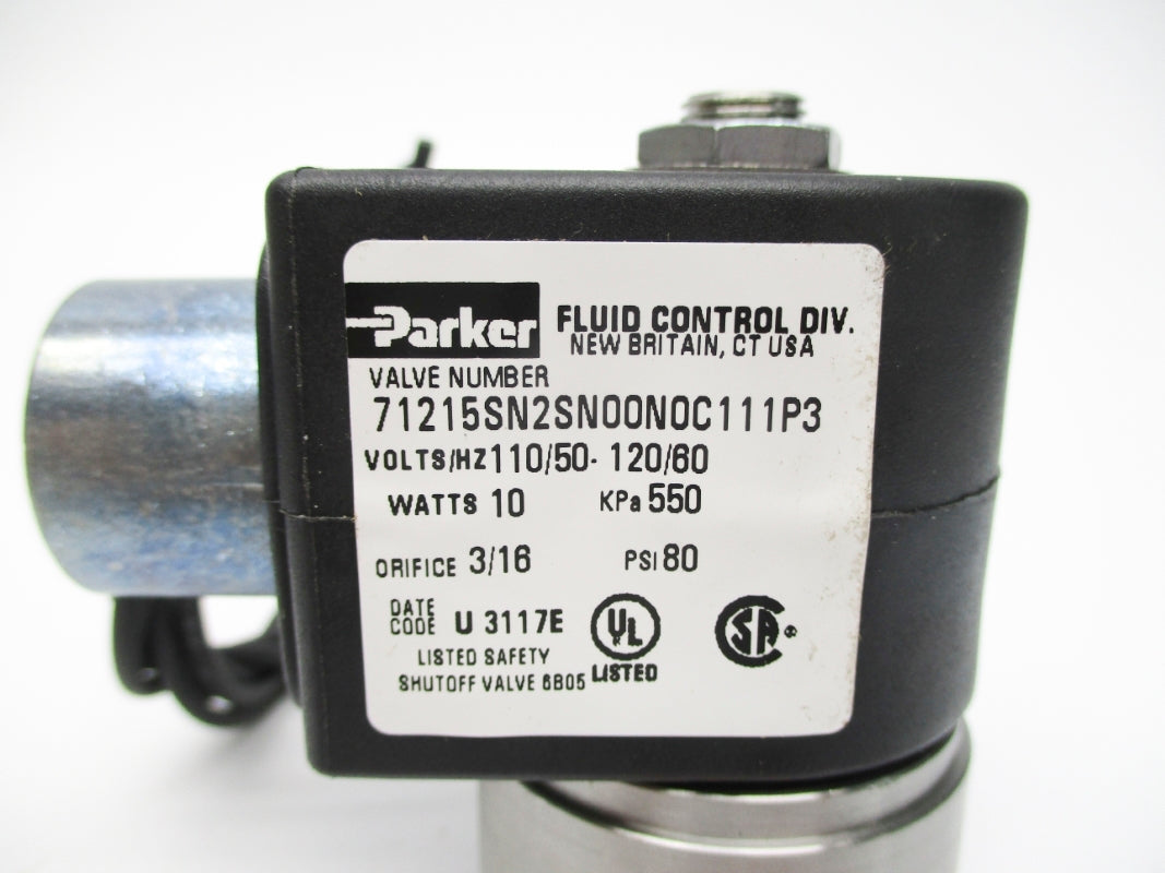 PARKER 71215SN2SN00N0C111P3 80PSI 110/120V NSMP