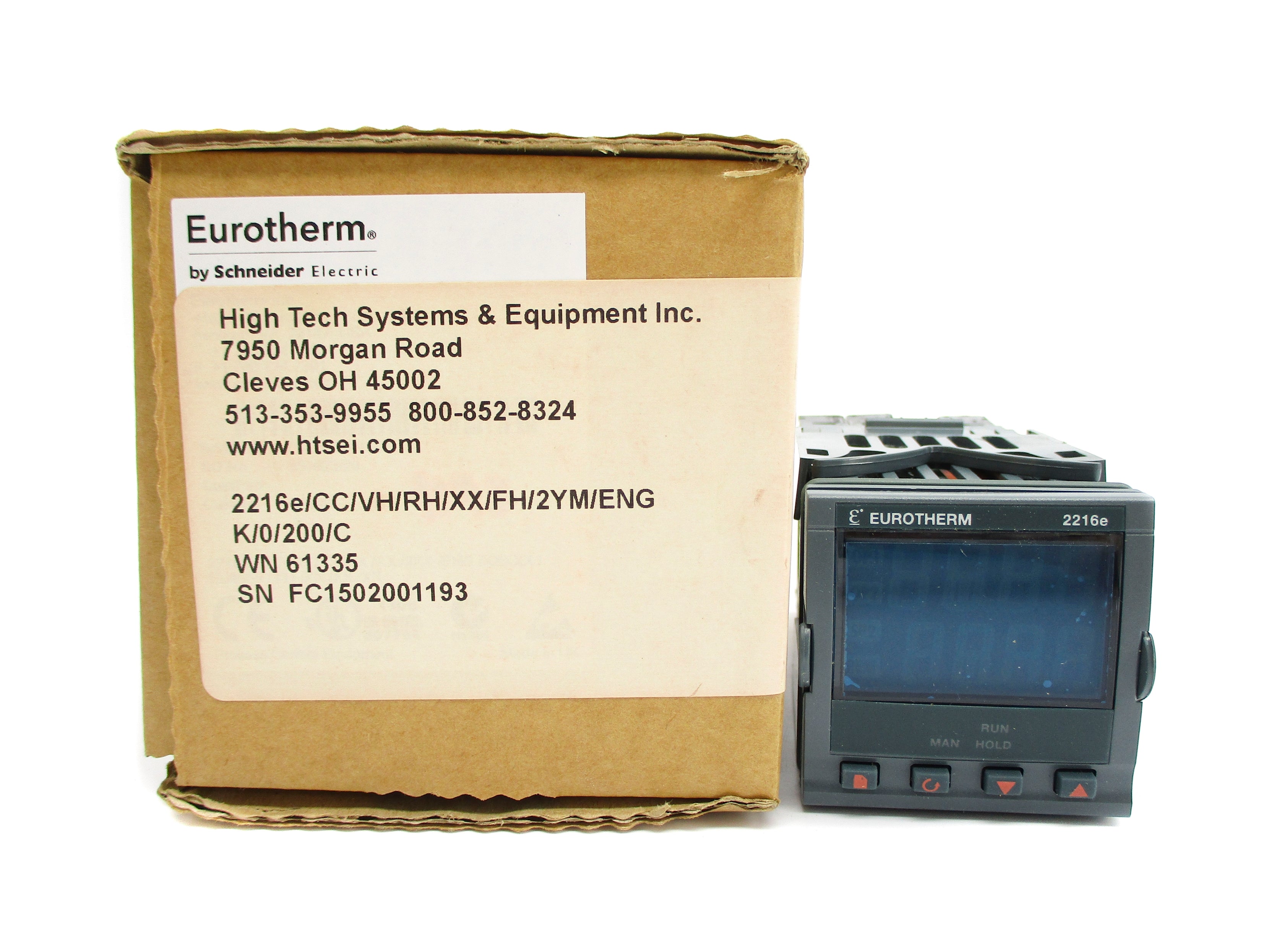 EUROTHERM 2216E/CC/VH/RH/XX/FH/2YM/ENGK/0/200/C NSMP