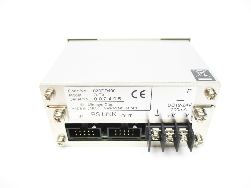 MITUTOYO D-EV 02ADD400 12-24VDC NSMP