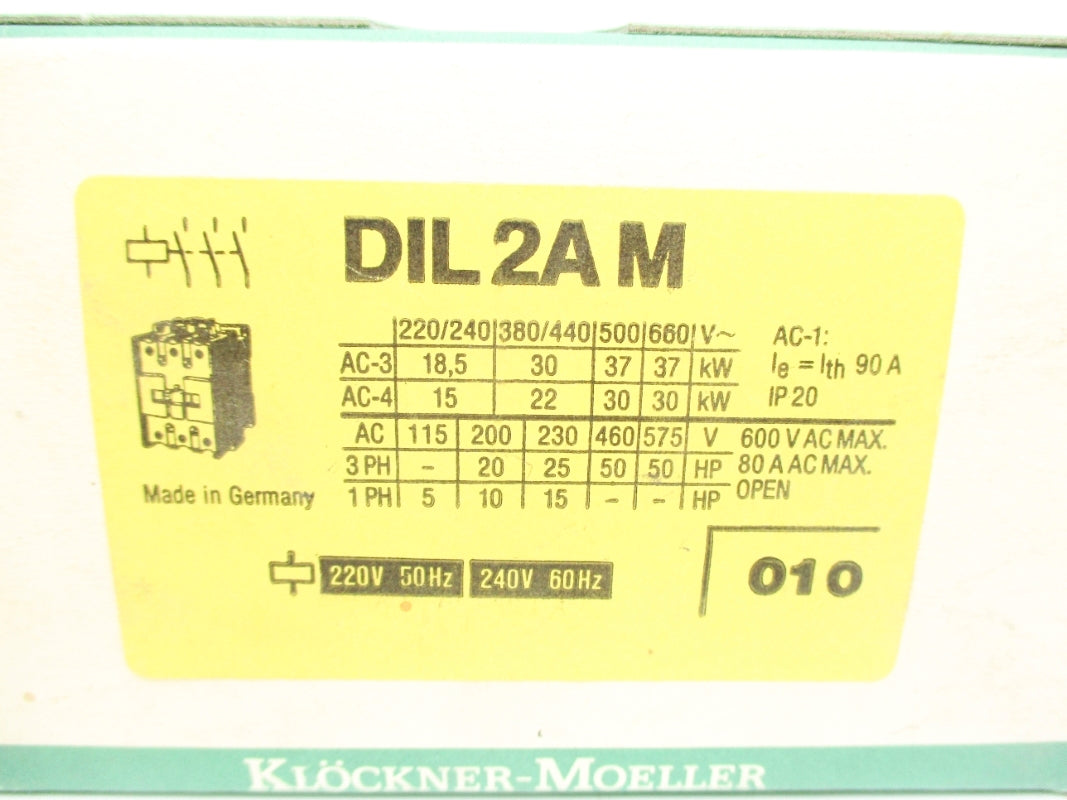 KLOCKNER MOELLER DIL2AM 220/240V NSMP