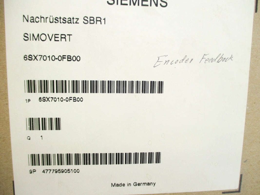 SIEMENS 6SX7010-0FB00 NSMP