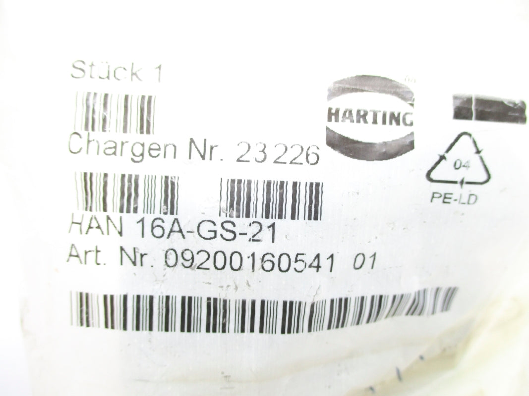 HARTING HAN16A-GS-21 0920016054101 NSMP