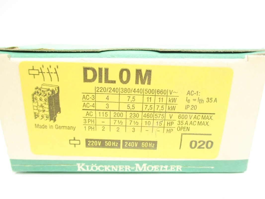 KLOCKNER MOELLER DIL0M 220/240V NSMP