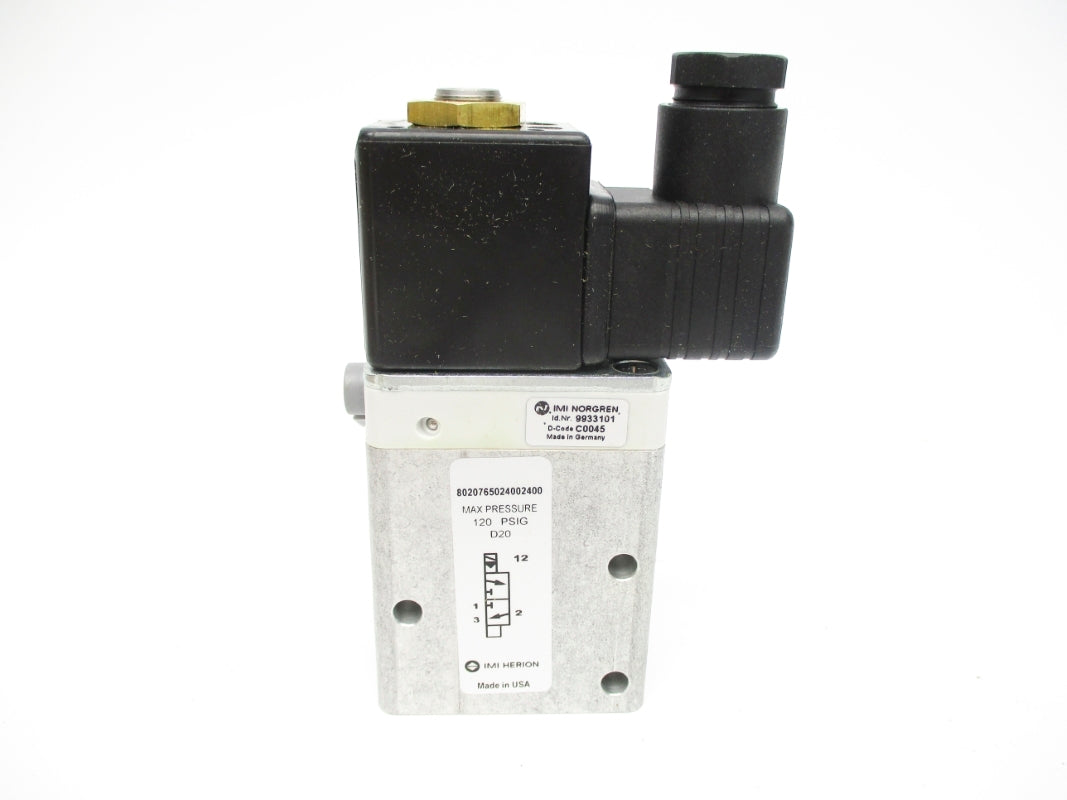HERION 8020765024002400 120PSIG 24V NSMP