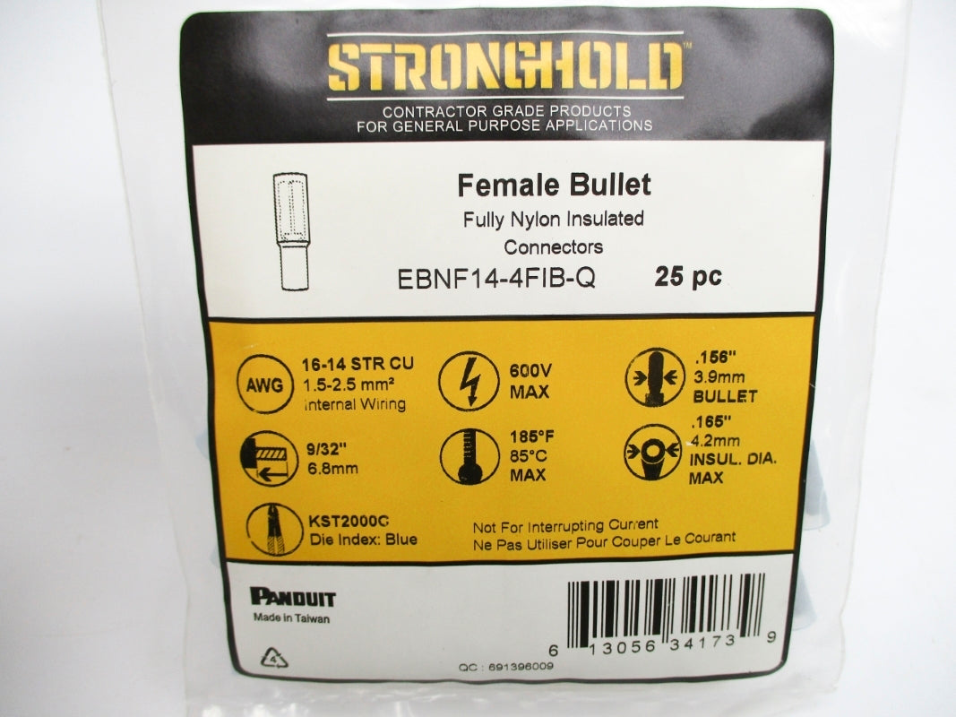 STRONGHOLD EBNF14-4FIB-Q (PKG OF 25) NSMP
