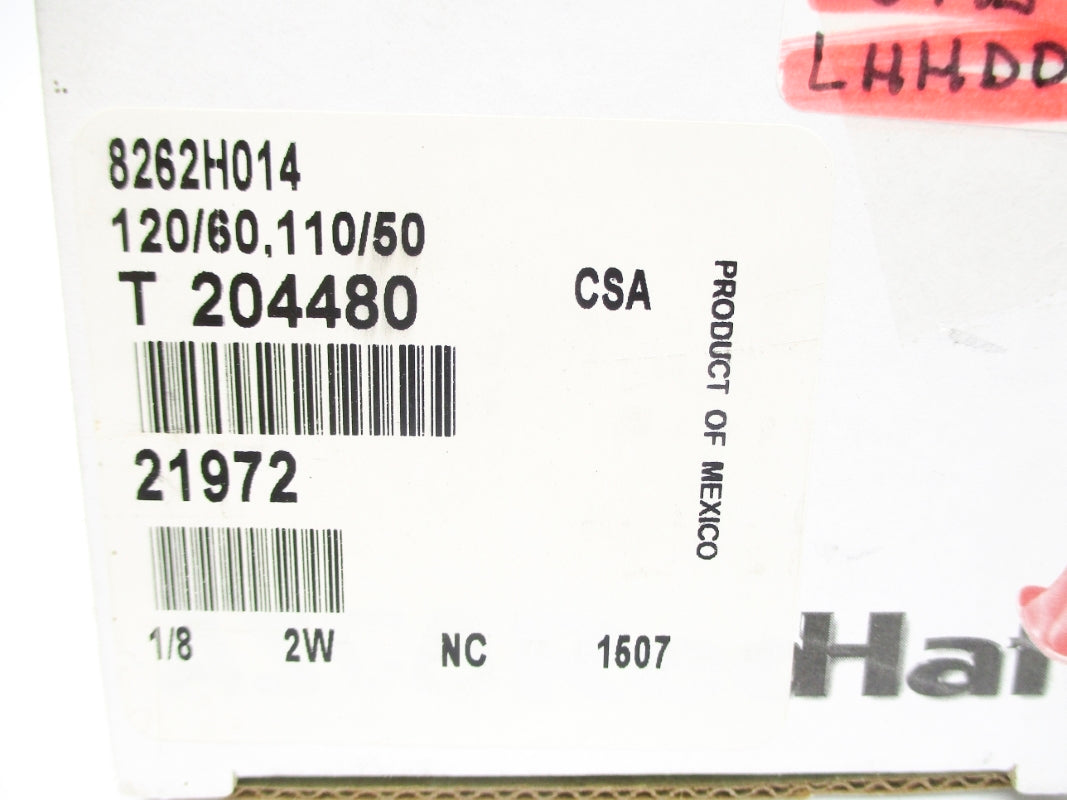 ASCO 8262H014 190/370PSI 110/120V NSMP
