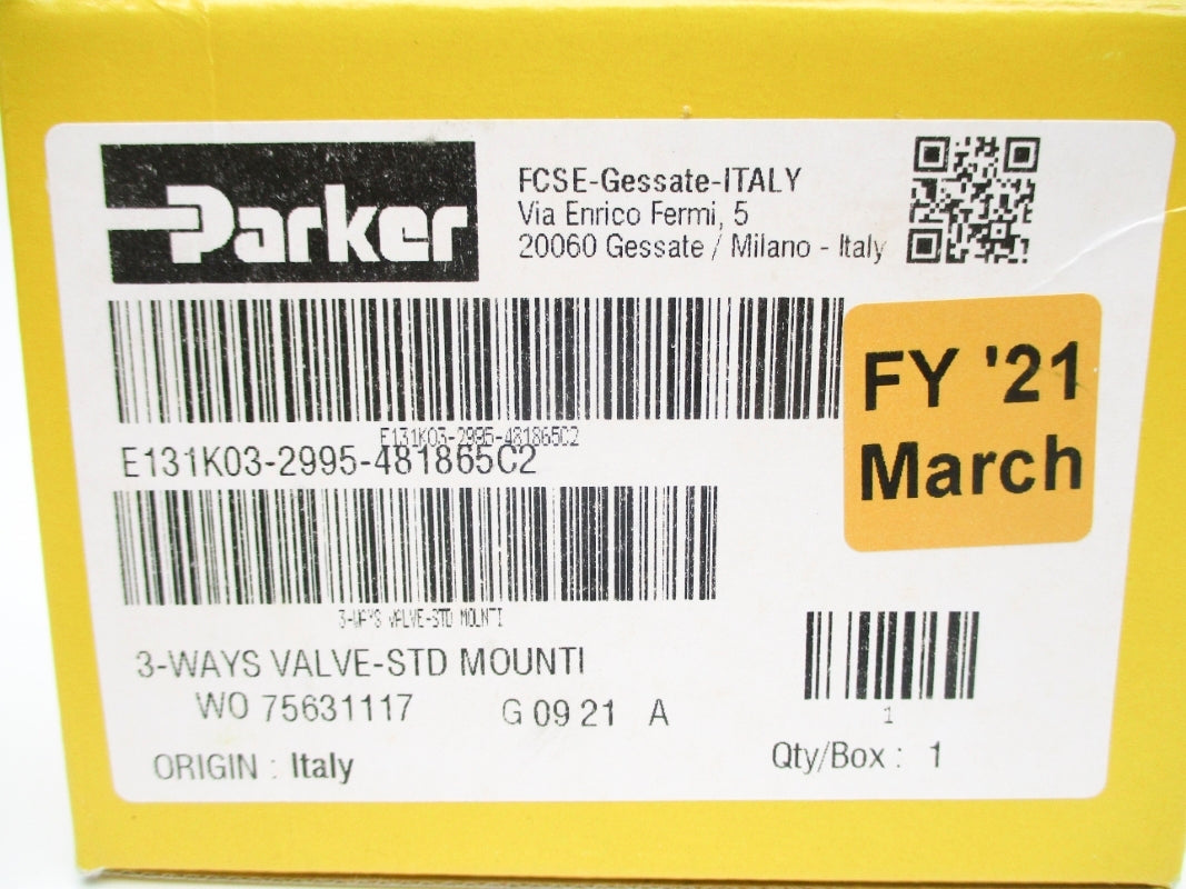PARKER E131K03-2995-481865C2 24V NSMP