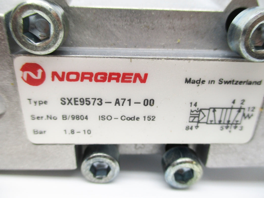 NORGREN SXE9573-A71-00 150PSIG 24V NSNP