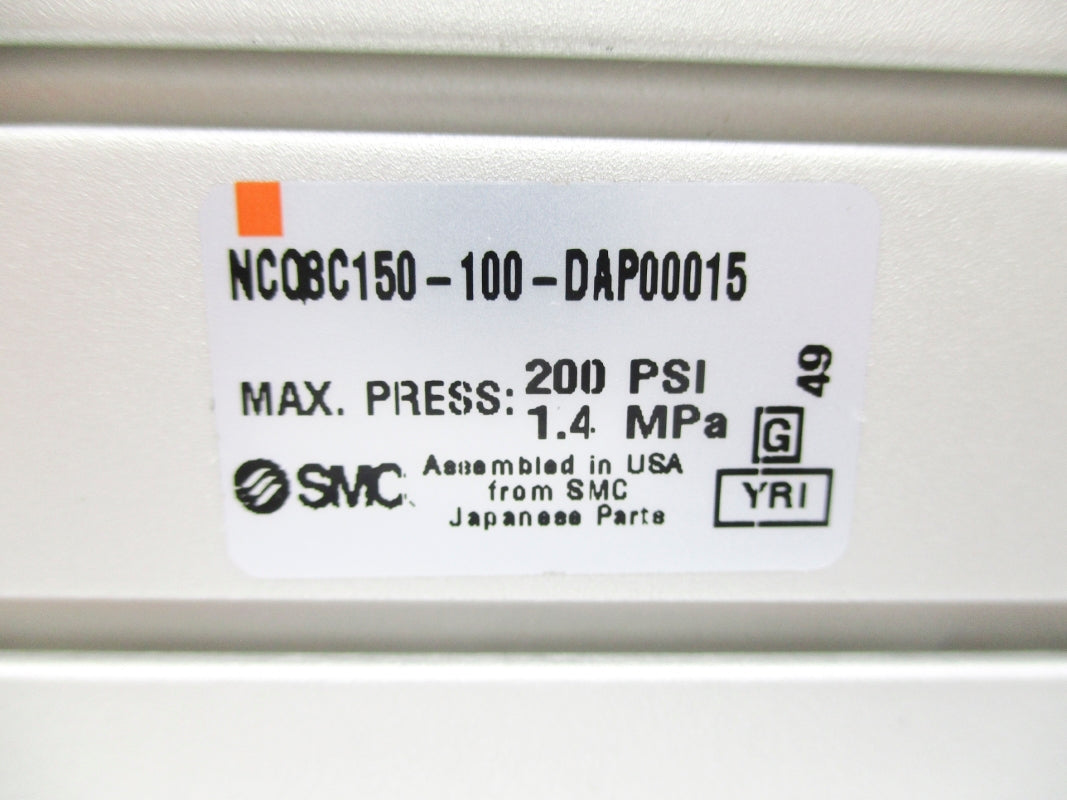 SMC NCQBC150-100-DAP00015 200PSI NSNP