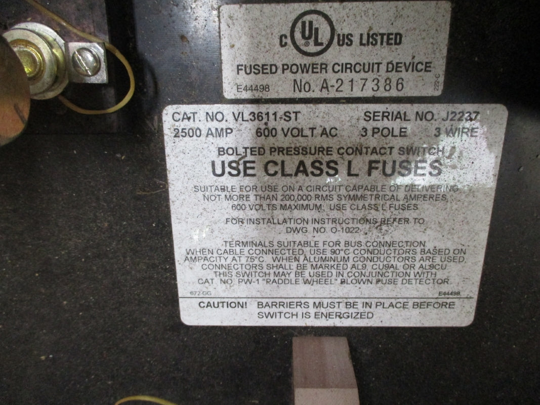 BOLTSWITCH VL3611-ST NSMP