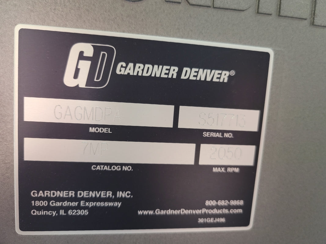 GARDNER DENVER GAGMDPA 7MP NSNP