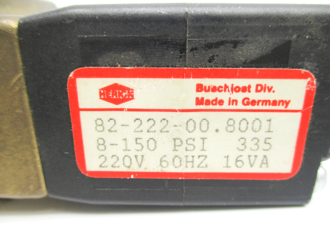 HERICH 82-222-00.8001 8-150PSI 220V NSNP