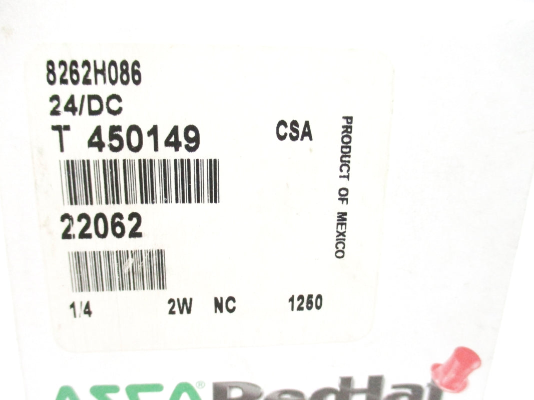 ASCO 8262H086 160-235PSI 24/DC NSMP