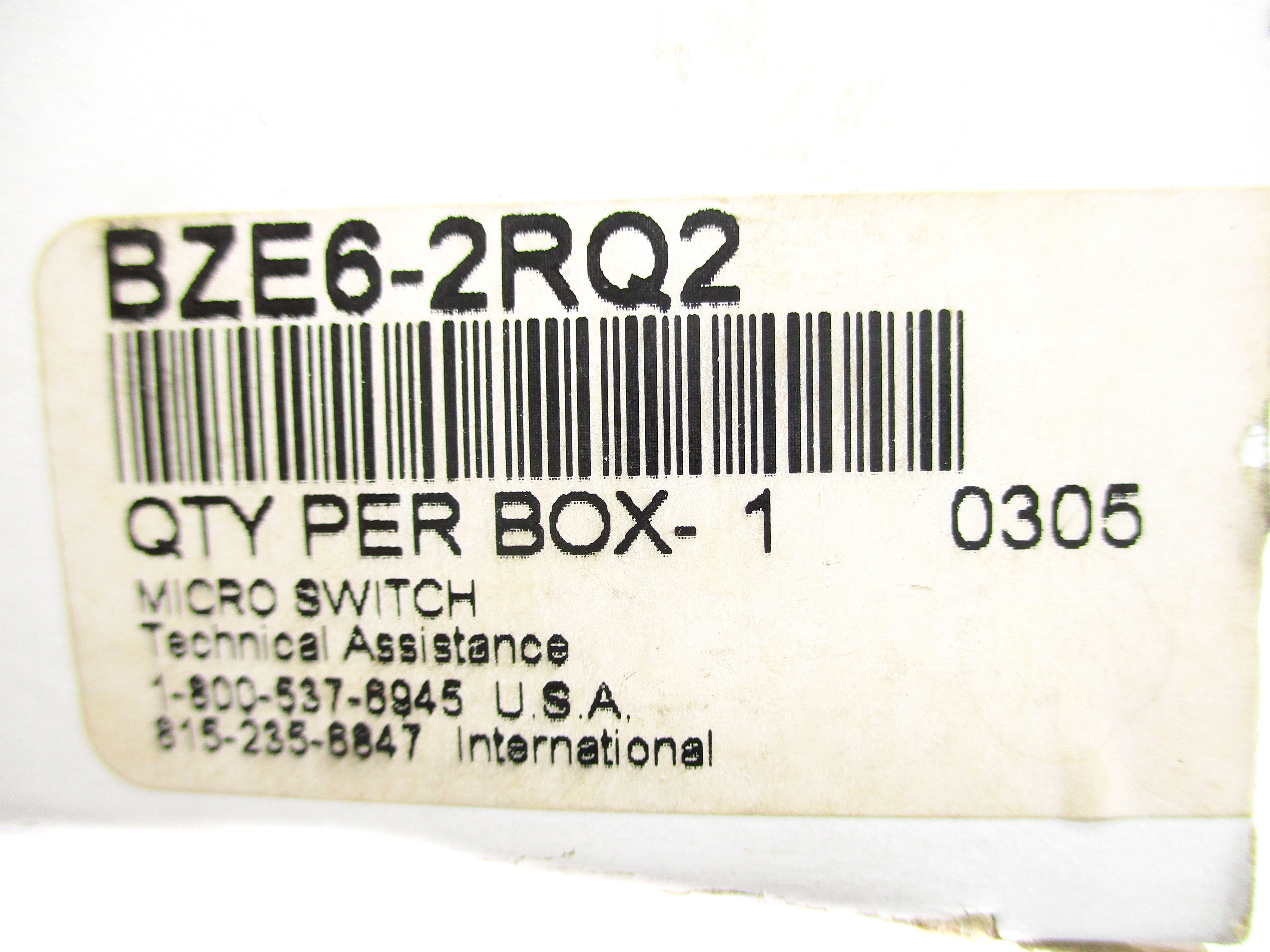 HONEYWELL BZE6-2RQ2 (AS PICTURED) NSMP