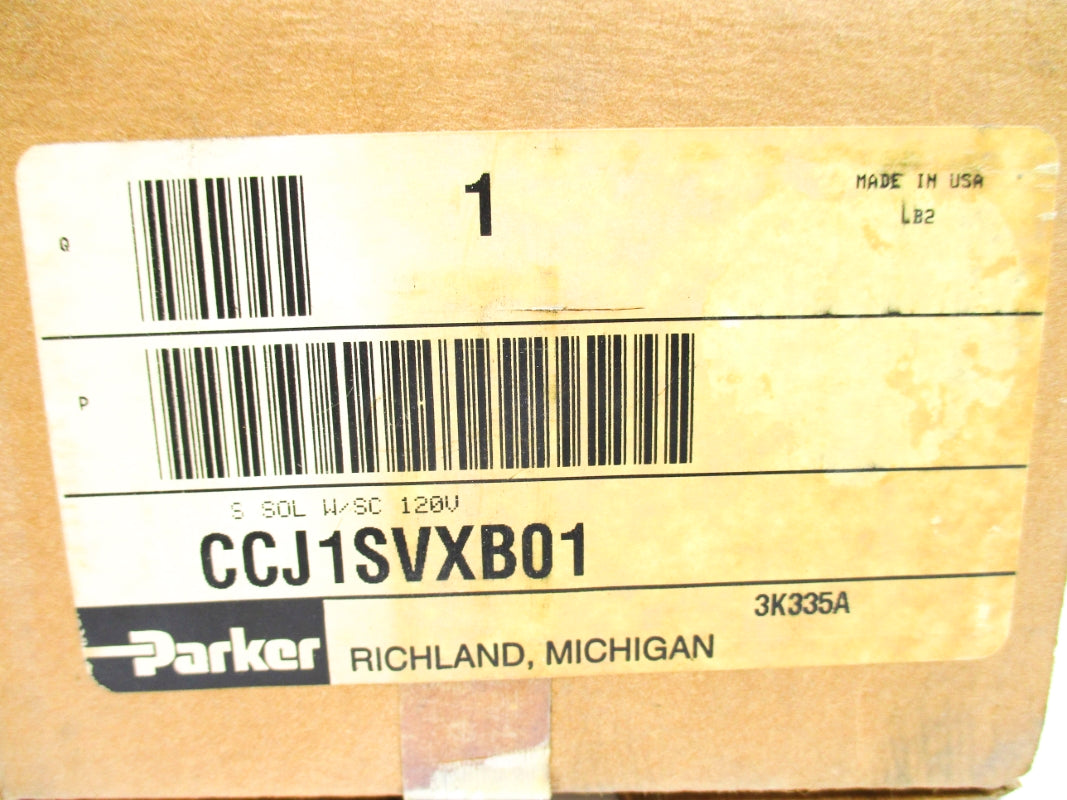 PARKER CCJ1SVXB01 120V 150PSI NSMP