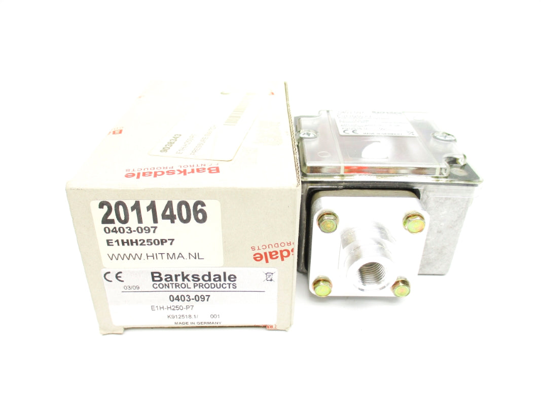 BARKSDALE 0403-097 E1H-H250-P7 2.1-17.0 NSMP