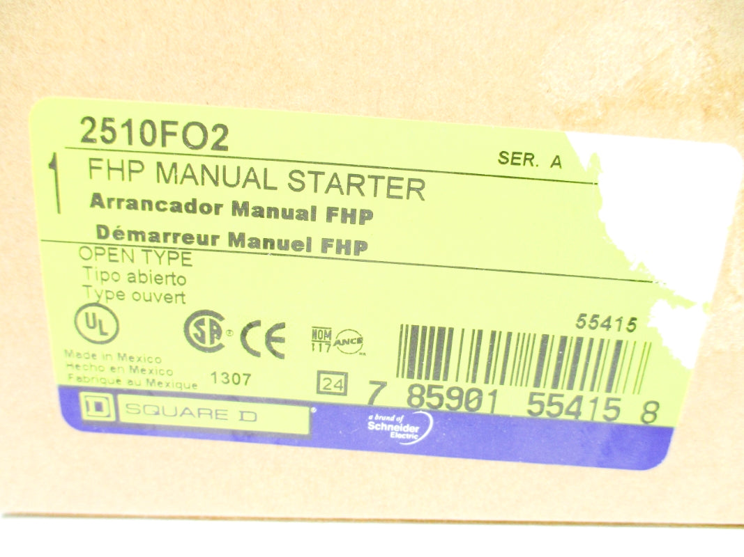 SQUARE D 2510FO2 SER. A NSMP