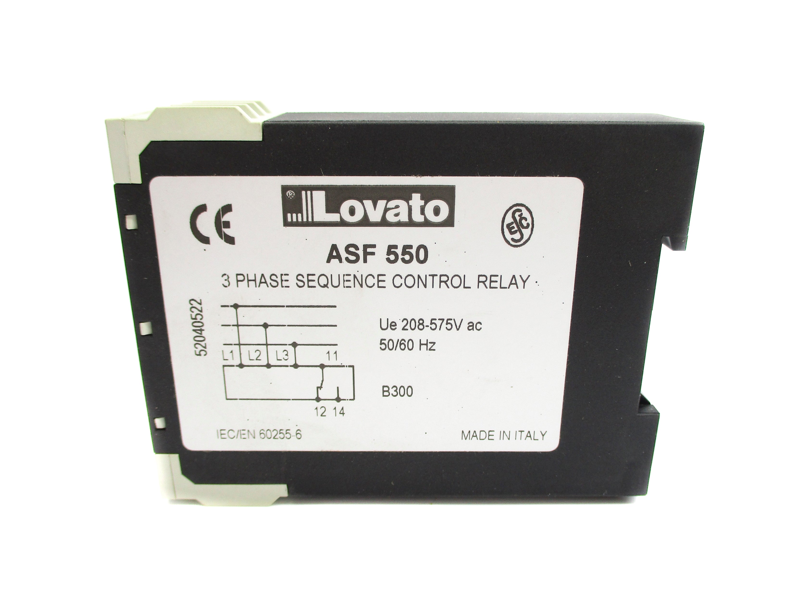 LOVATO 31ASF550 208/575VAC NSMP