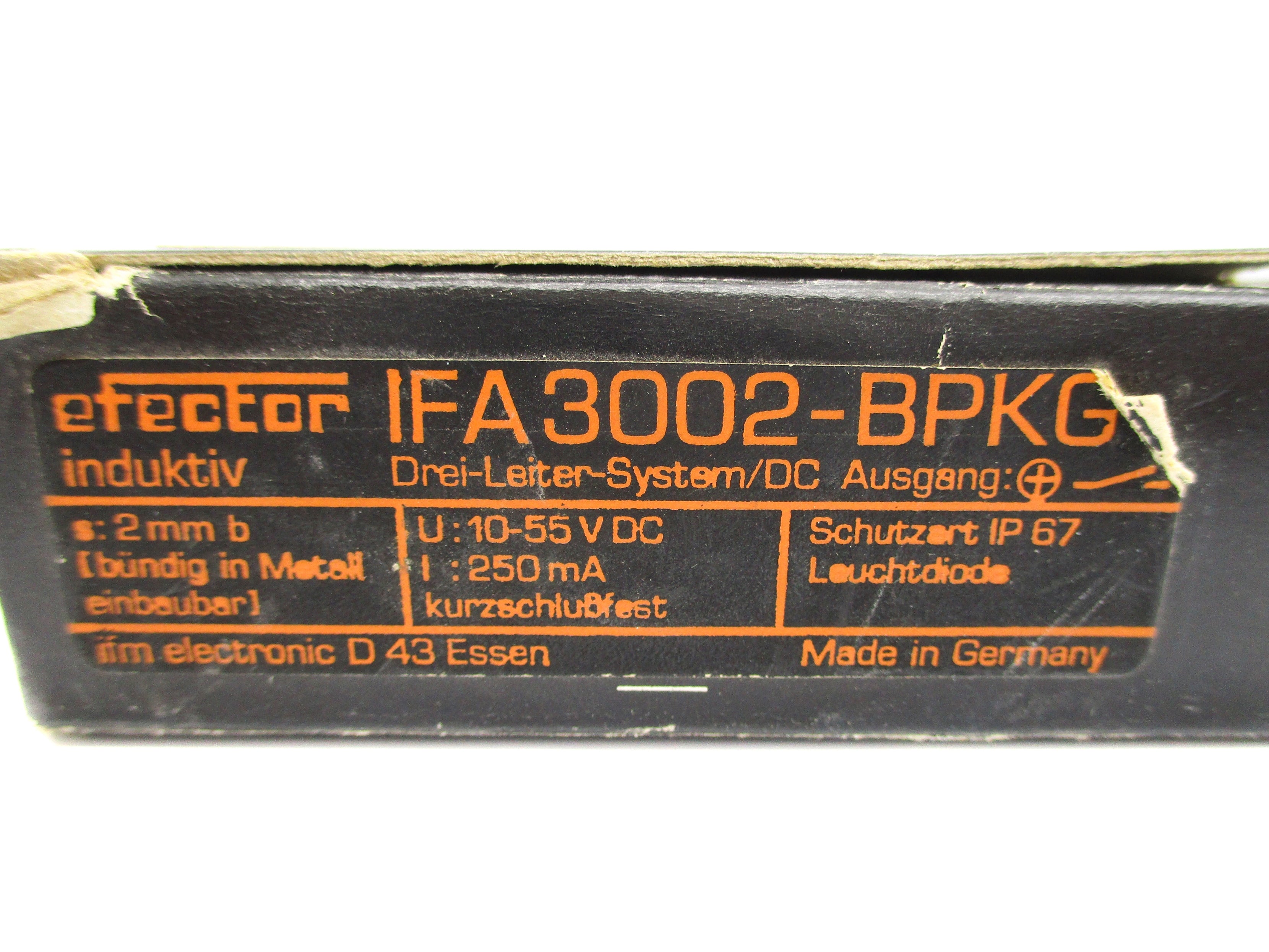 IFM EFECTOR IFA3002-BPKG NSMP