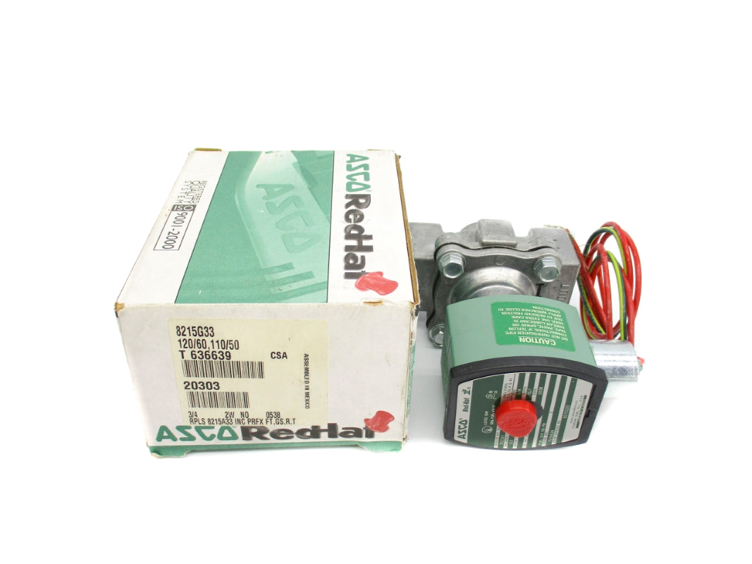 ASCO 8215G33 110/120V 125PSI 3/4"  NSMP
