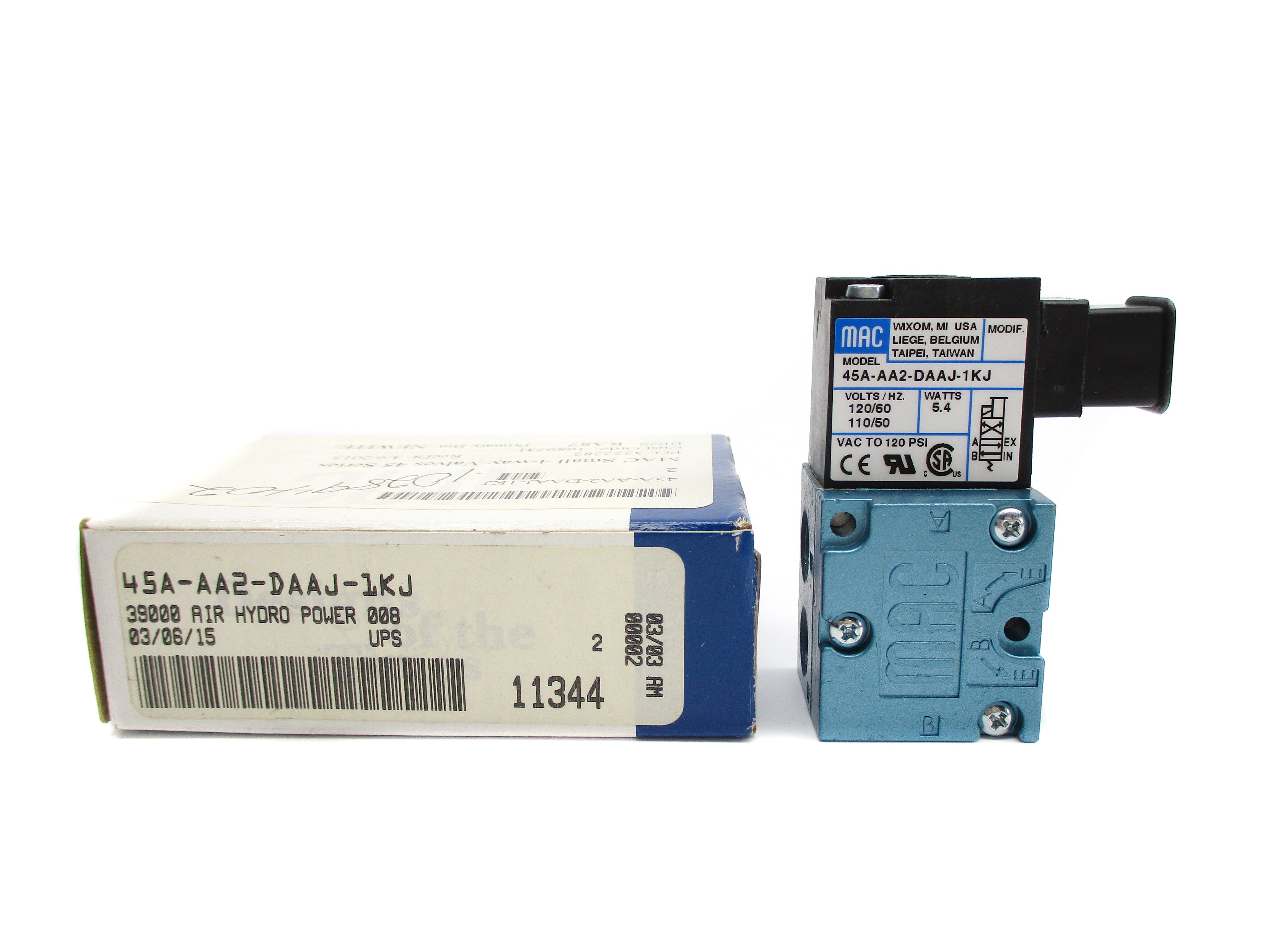 MAC 45A-AA2-DAAJ-1KJ 120/110V 120PSI NSMP