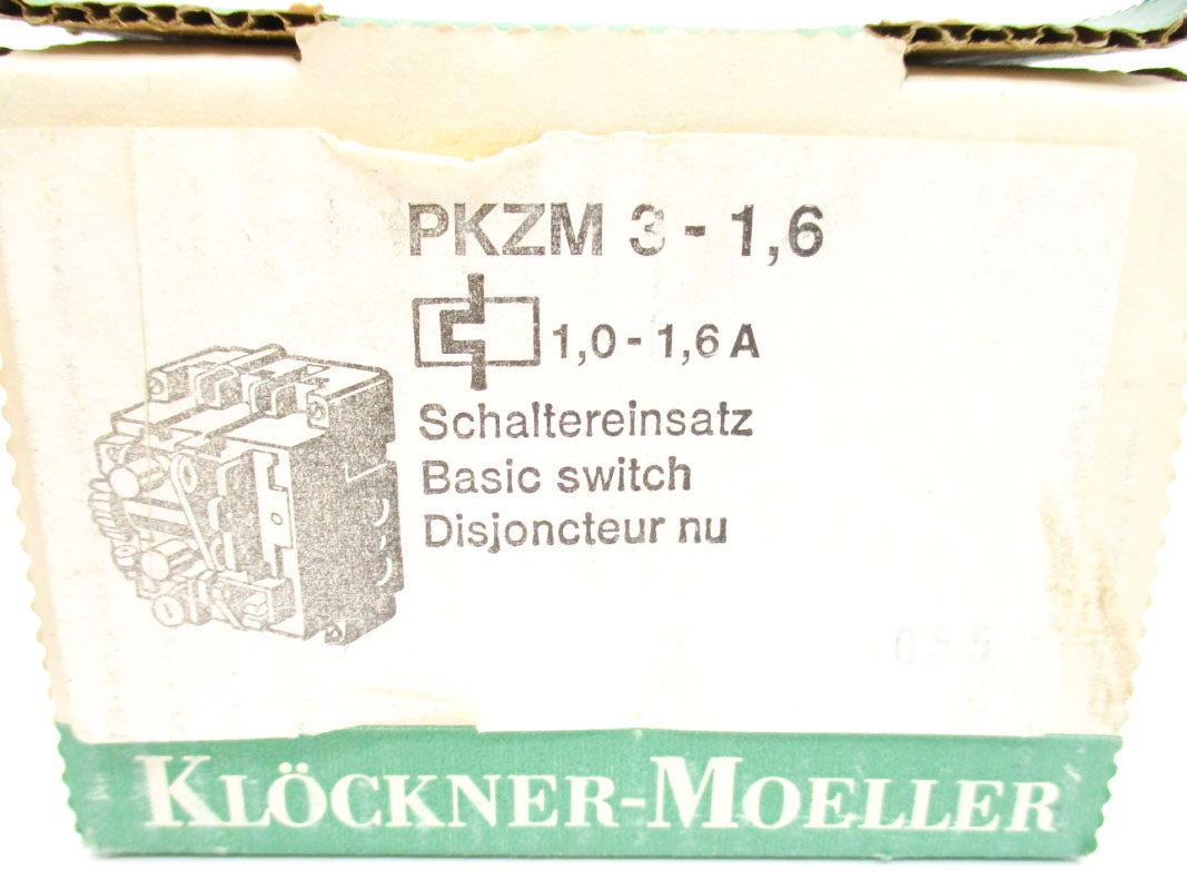 KLOCKNER MOELLER PKZM3-1,6 NSMP