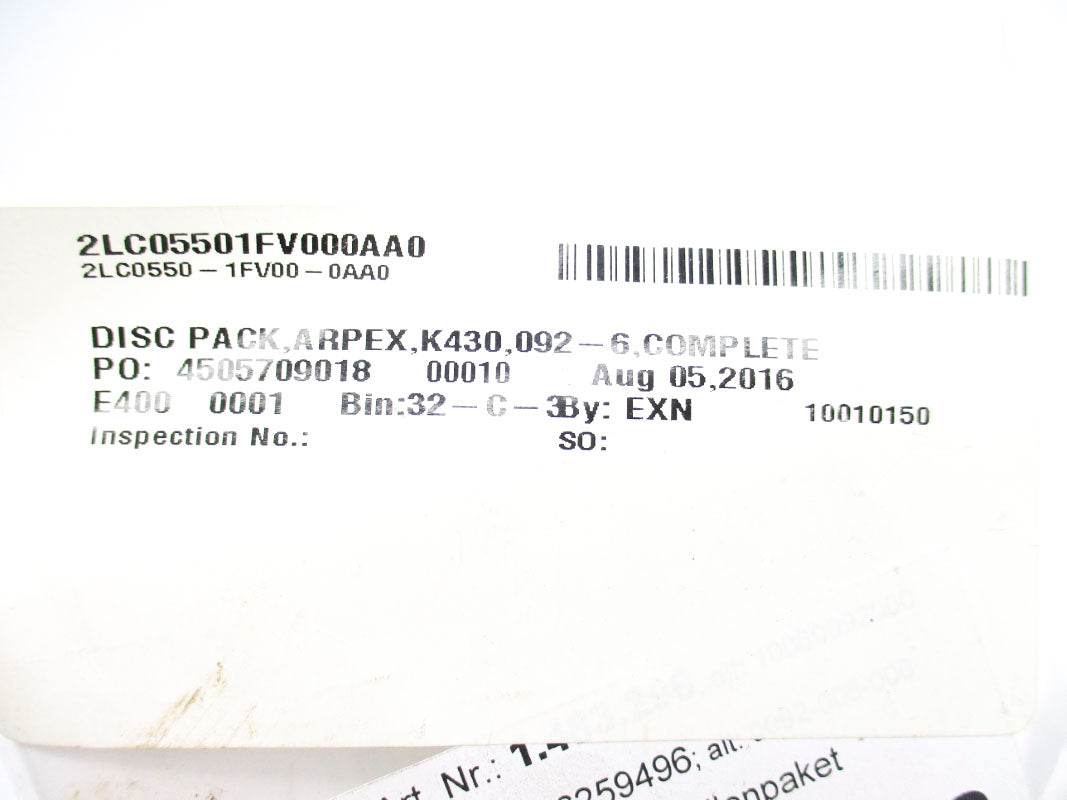 SIEMENS 2LC0550-1FV00-0AA0 NSMP