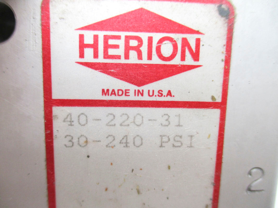HERION 40-220-31 30-240PSI UNMP