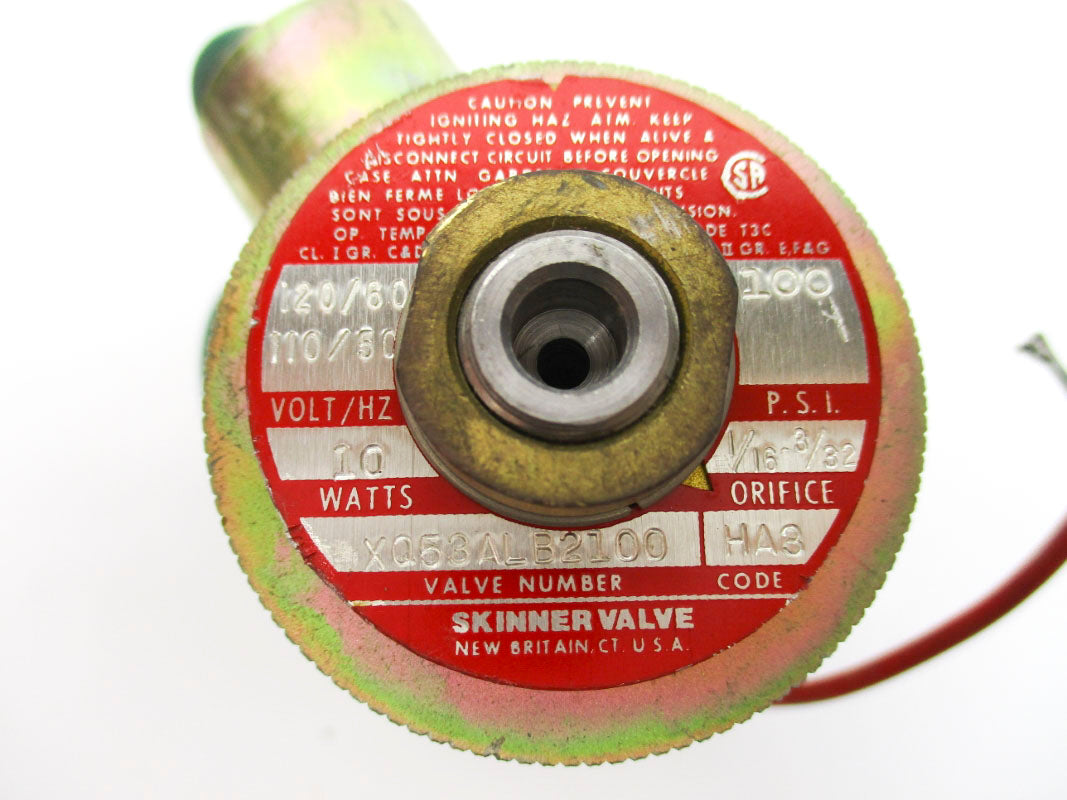 SKINNER VALVE XQ53ALB2100 100PSI 110/120V UNMP