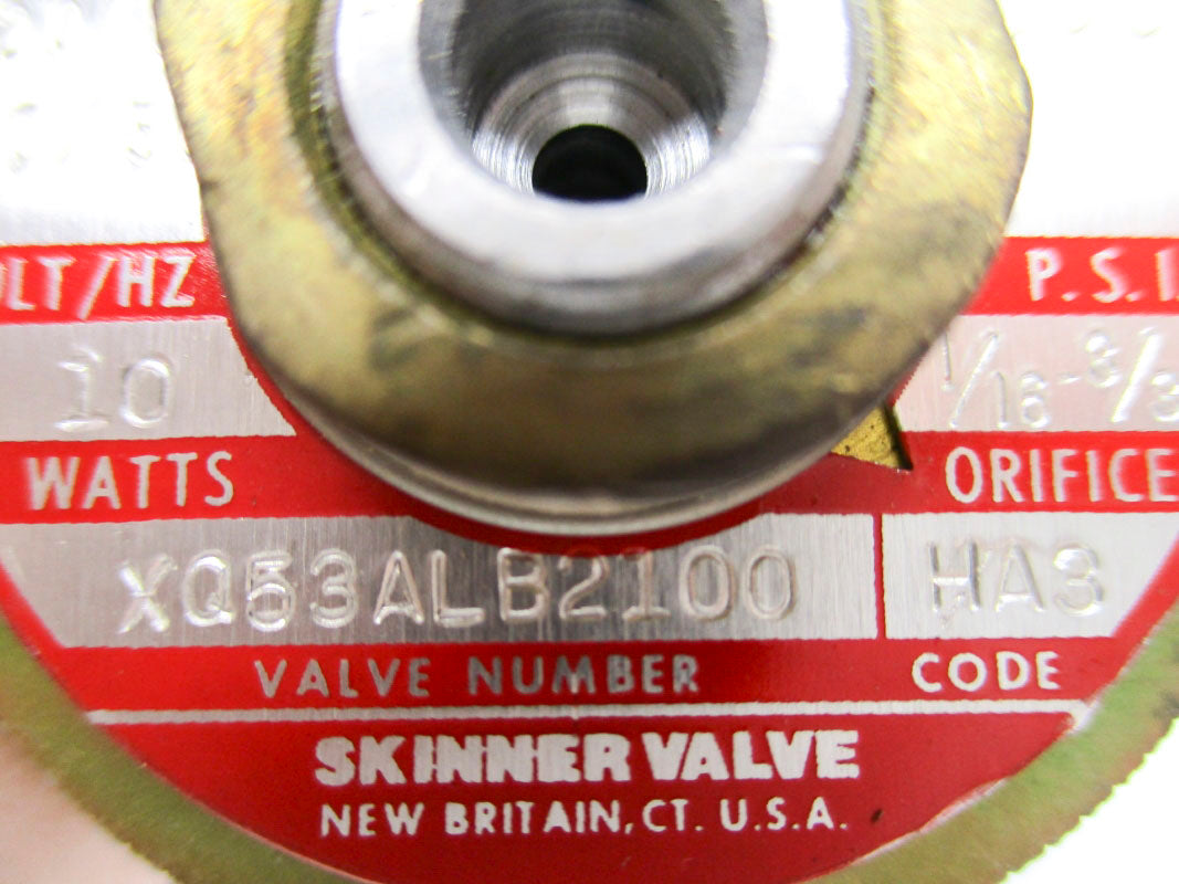 SKINNER VALVE XQ53ALB2100 100PSI 110/120V UNMP