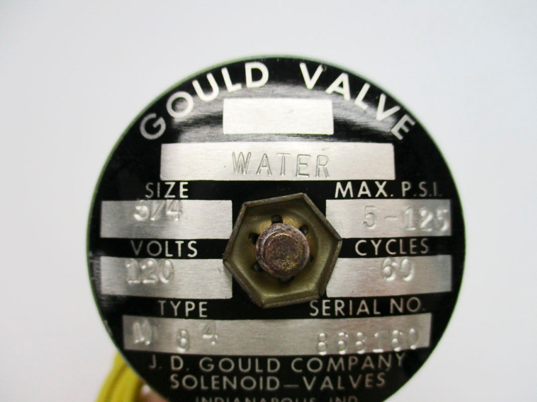 GOULD VALVE M84 5-125PSI 120V NSNP