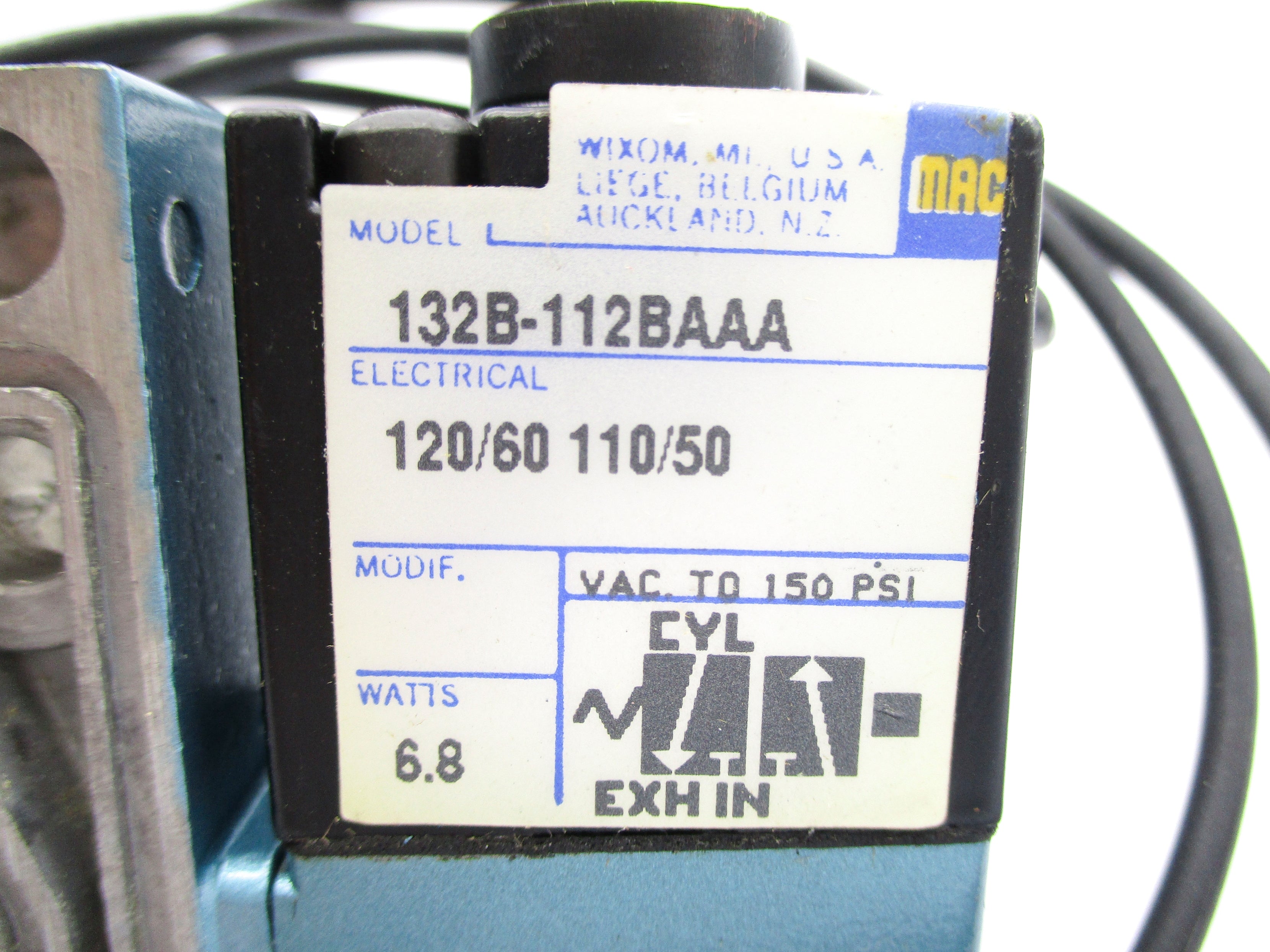 MAC 132B-112BAAA 120/110V 150PSI NSNP