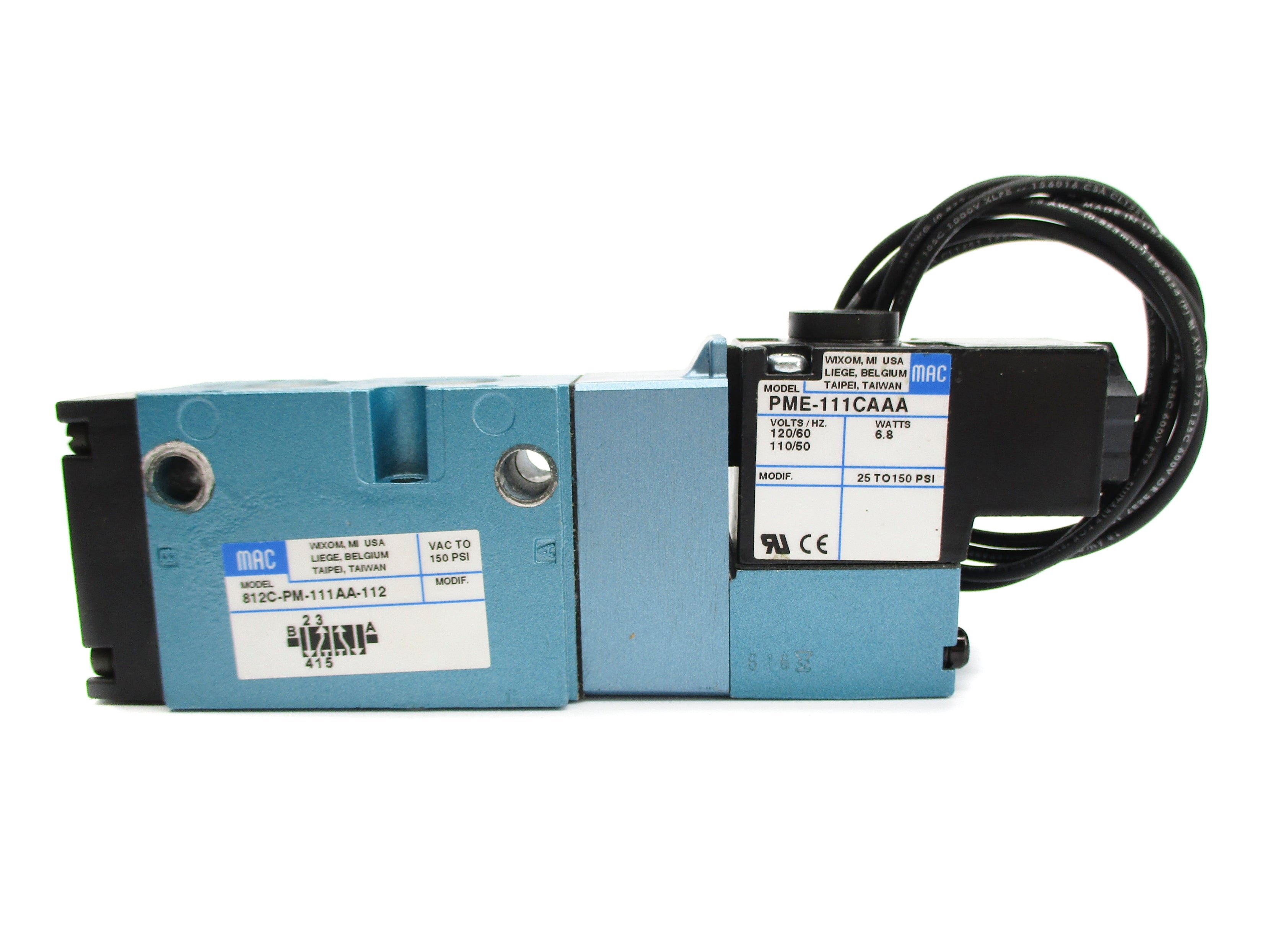 MAC 812C-PM-111AA-112 120/110V 150PSI NSNP