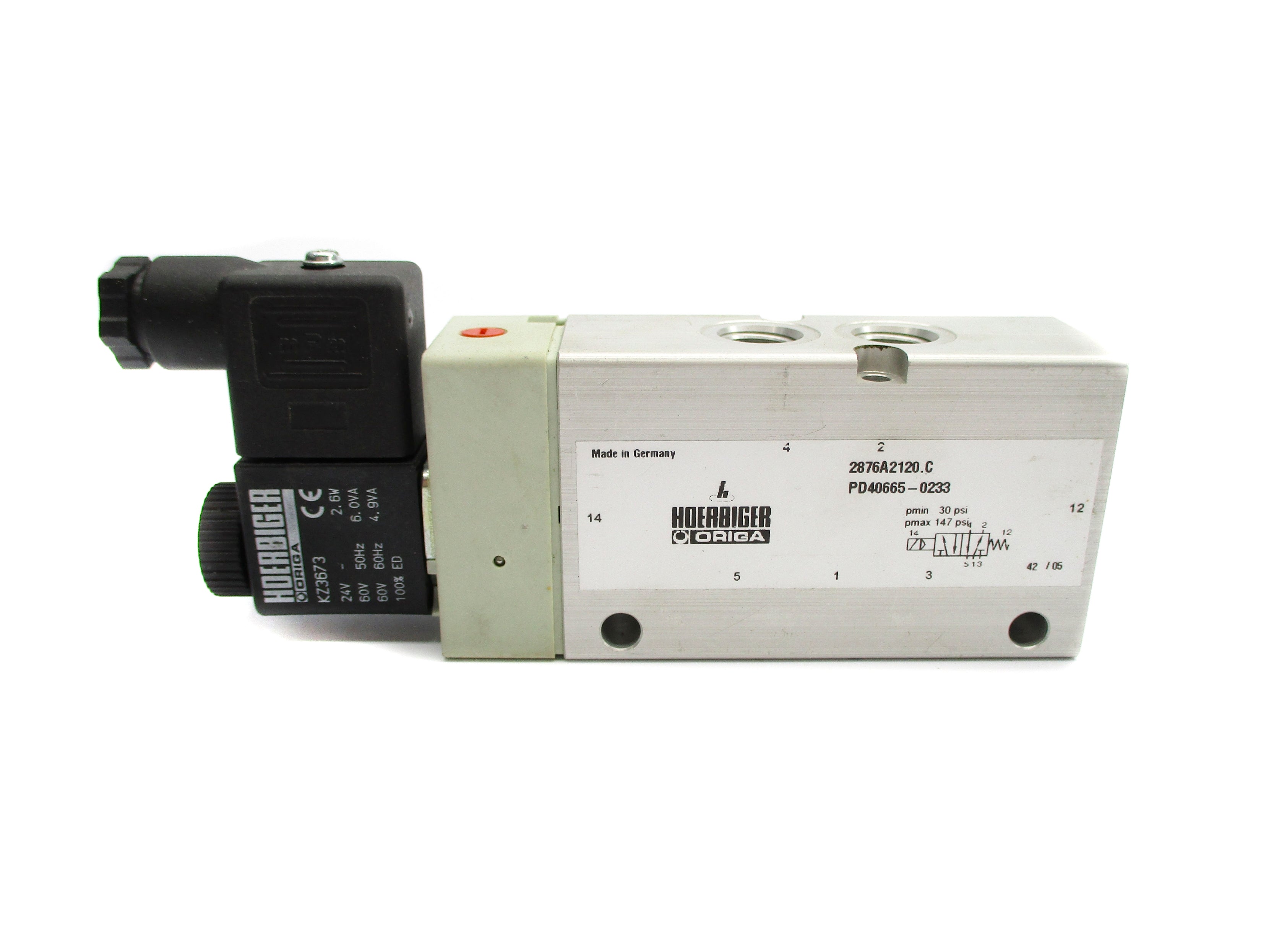 HOERBIGER ORIGA PD40665-0233 30-147PSI NSNP