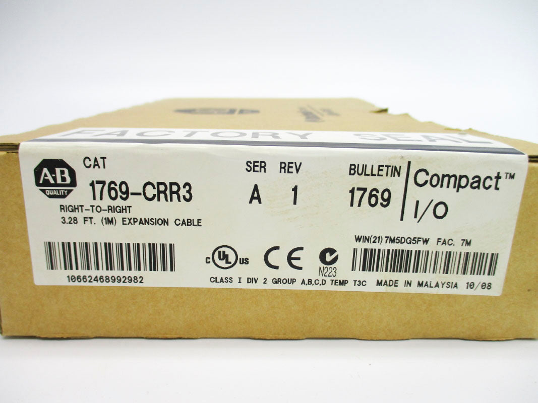ALLEN BRADLEY 1769-CRR3 SER. A DATE: 2008 NSFS