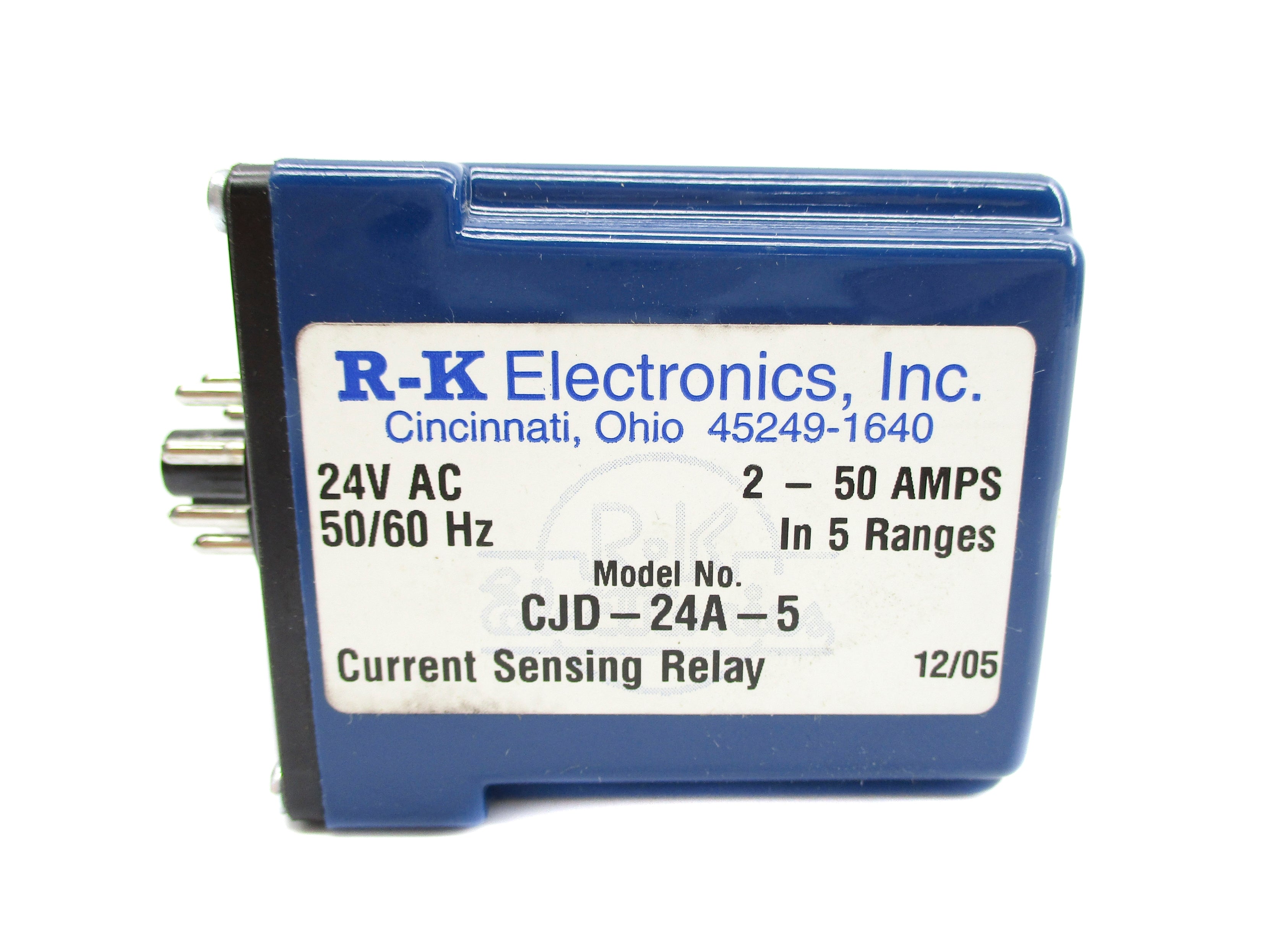 R-K ELECTRONICS CJD-24A-5 24VAC 2-50A NSNP