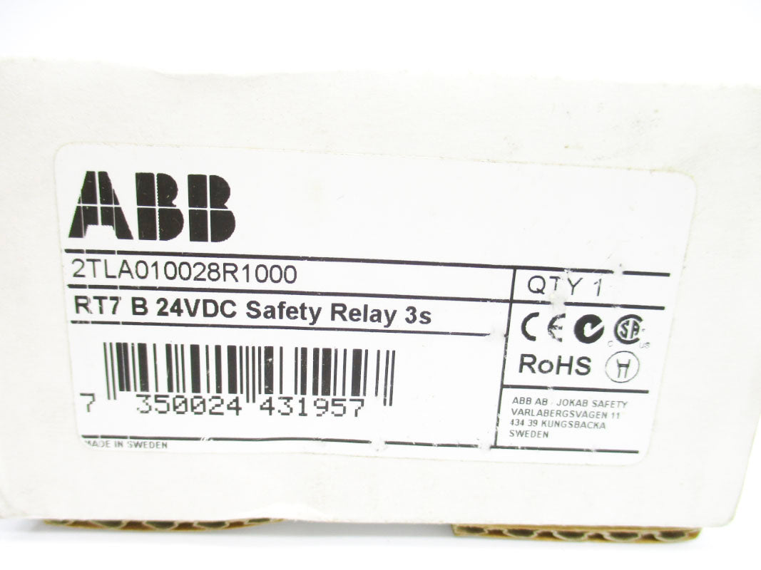 ABB 2TLA010028R1000 RT7B 24VDC 0-3S NSMP