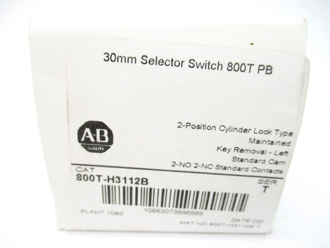 ALLEN BRADLEY 800T-H3112B SER. T (WH) NSMP