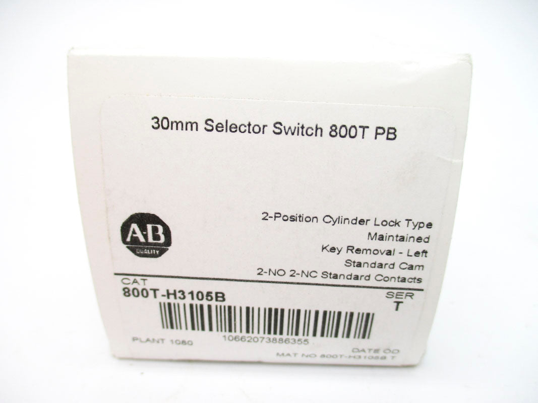 ALLEN BRADLEY 800T-H3105B SER. T (WH) NSMP
