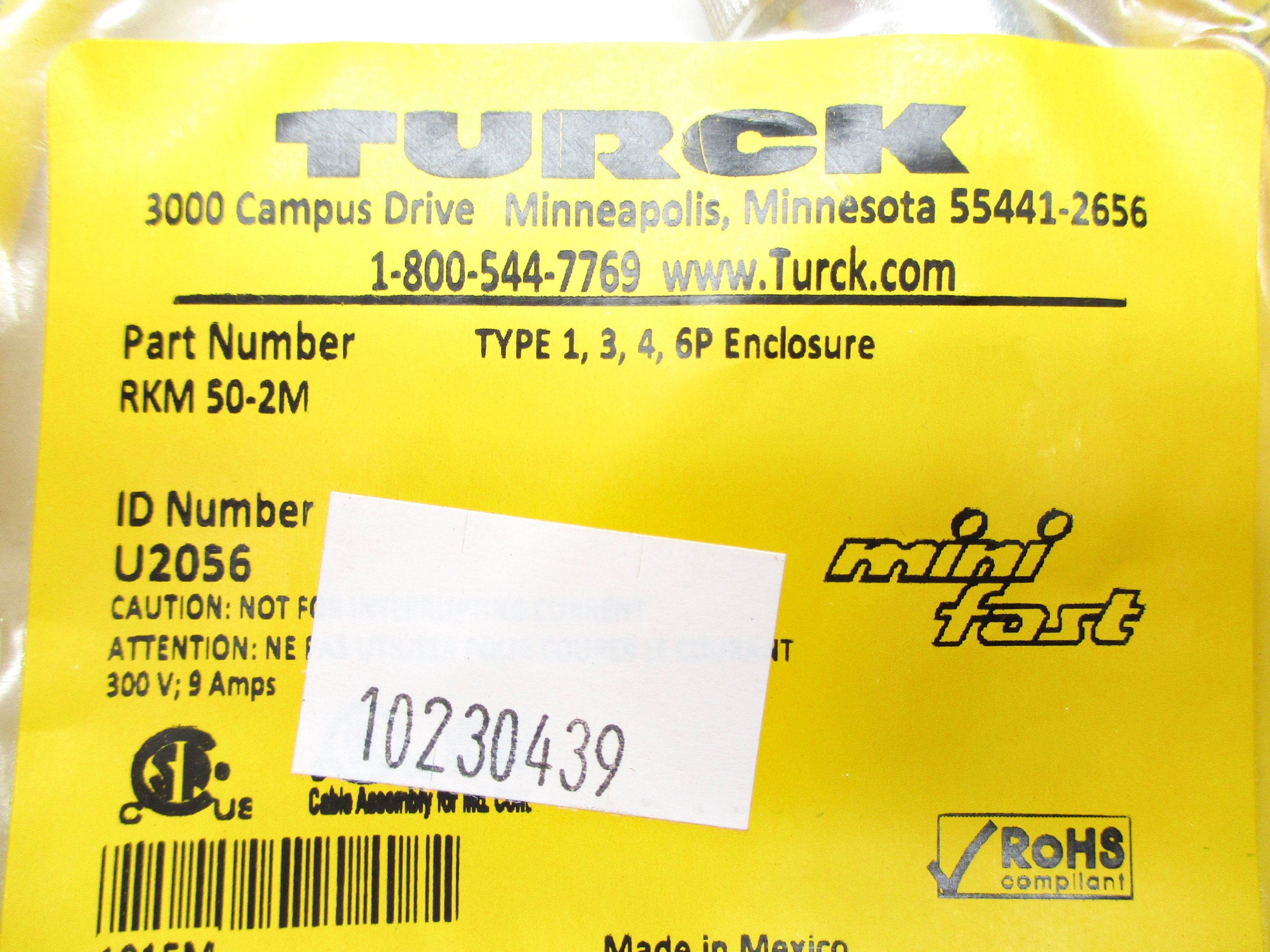 TURCK RKM50-2M NSMP