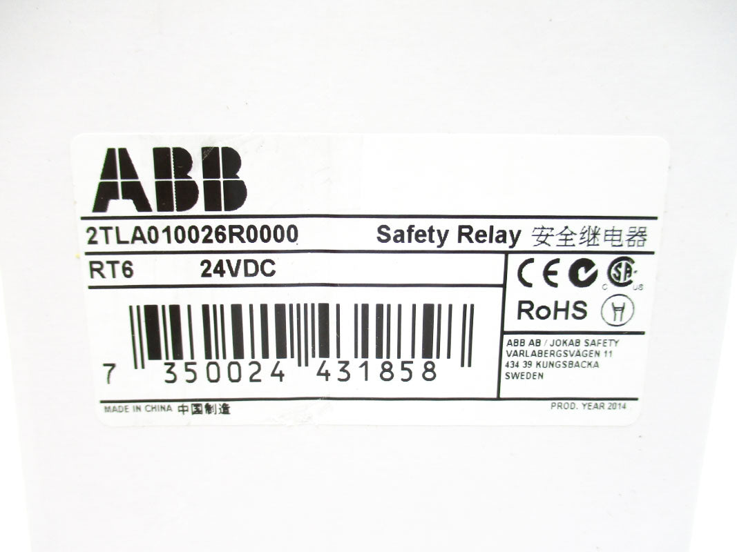 ABB 2TLA010026R0000 RT6 24VDC NSMP